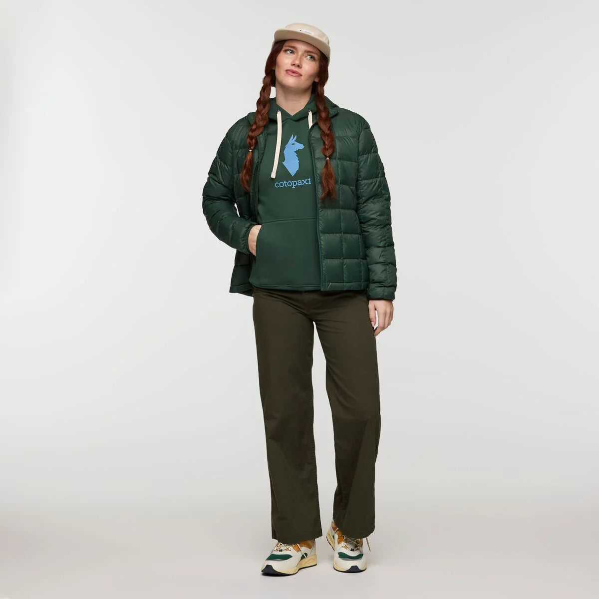 Dámská mikina Cotopaxi Llama Pullover Hoodie, Cargo