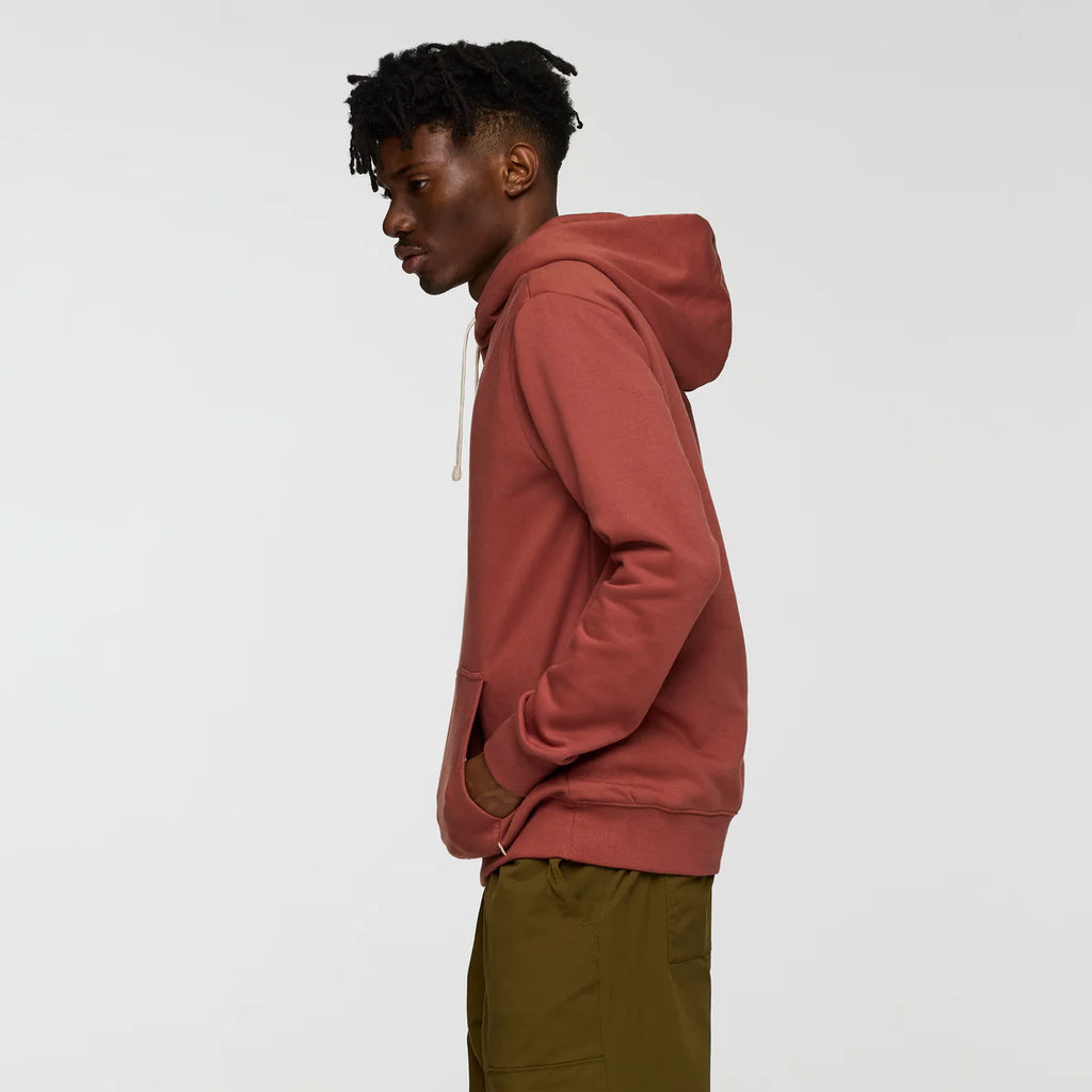 Pánská mikina Llama Patch Pullover Hoodie, muškátový oříšek
