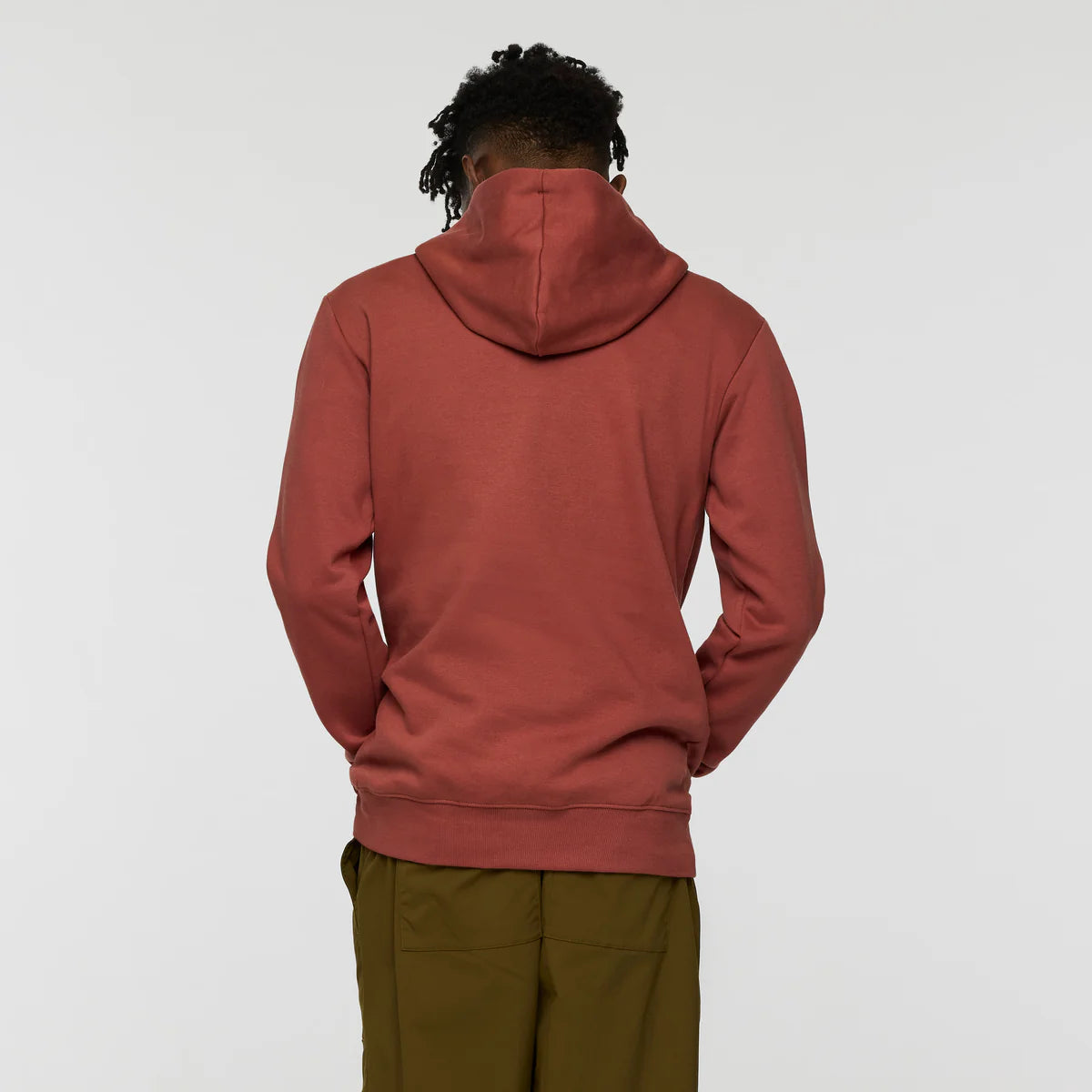 Pánská mikina Llama Patch Pullover Hoodie, muškátový oříšek